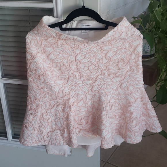 Club monaco pink lace skirt - Picture 4 of 7